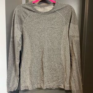 Figs Gray Long Sleeve Top